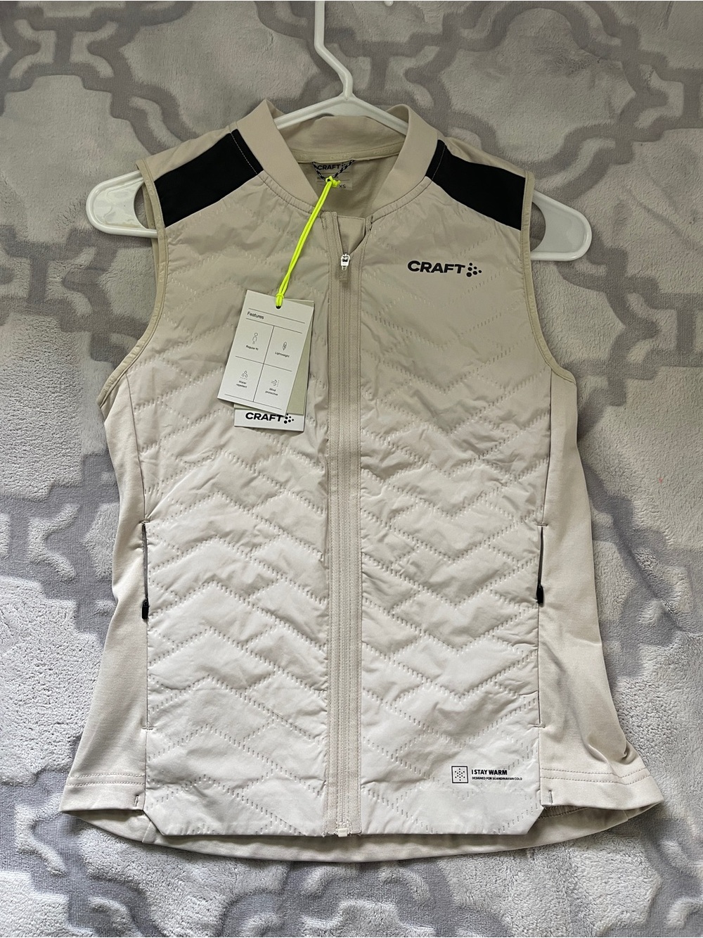 CRAFT BRAND NEW W/ TAGS Women's ADV SubZ Insulated Running/cycling vest XS